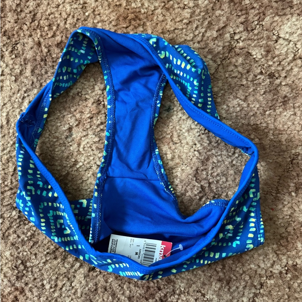 Blue Geometric Bikini Set - Picture 6 of 11